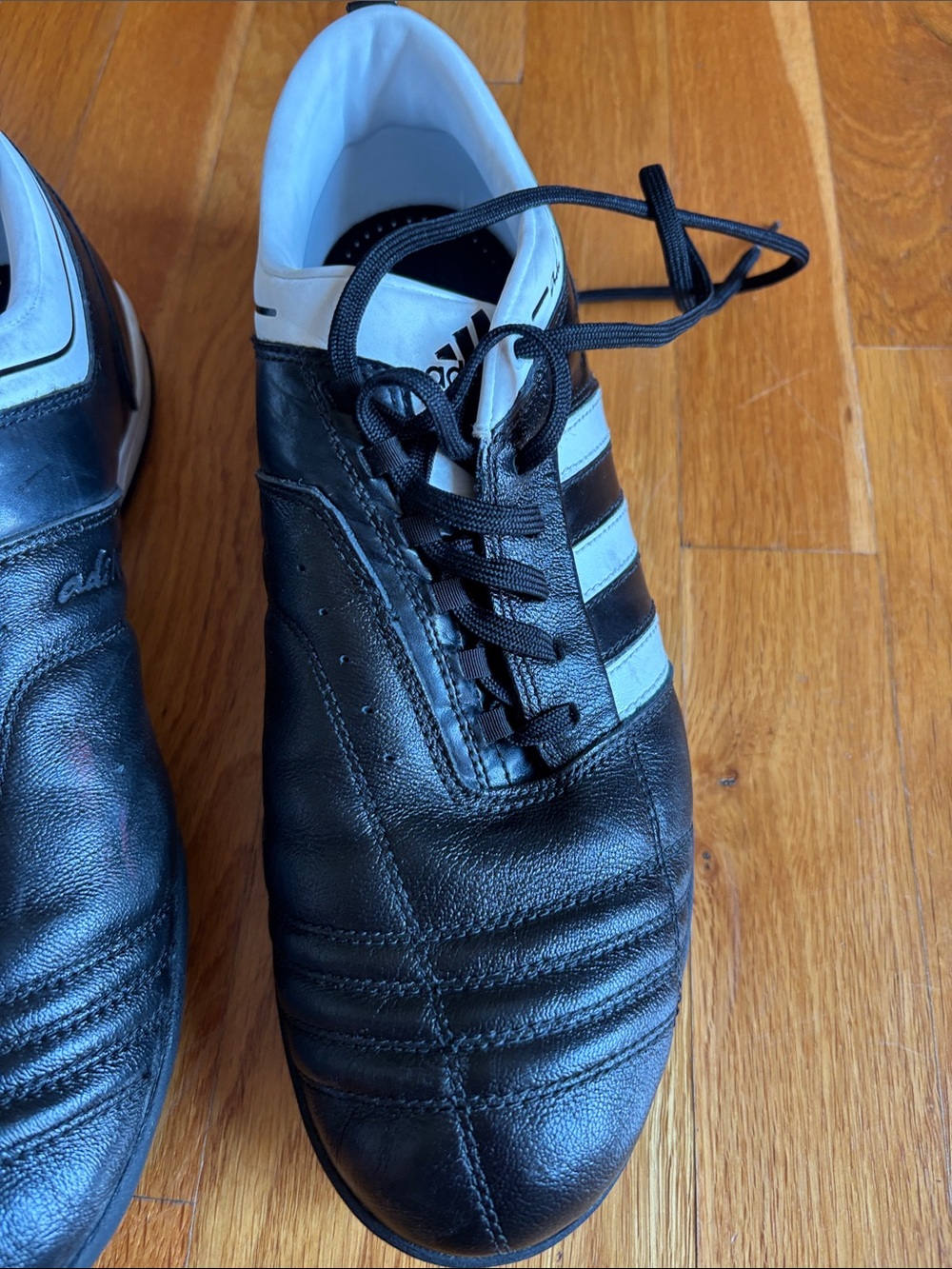 adidas Black and White Men's adiNOVA TRX TF Athletic Soccer Shoes 10.5 - Picture 8 of 13